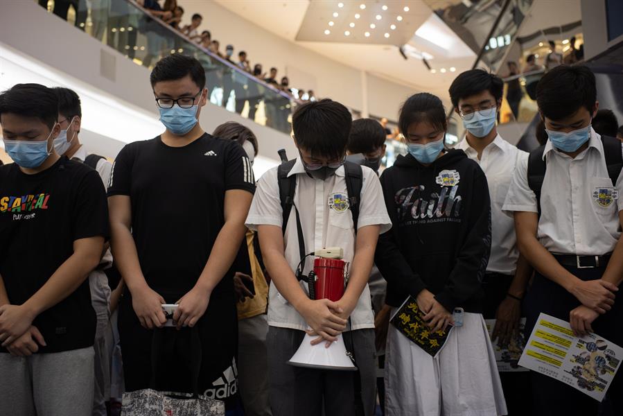 protestos Hong Kong