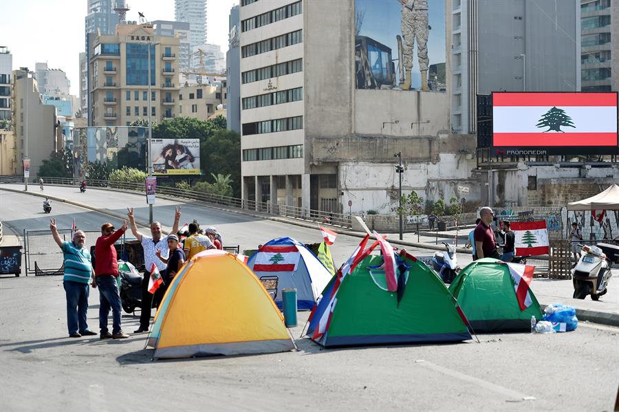 Protestos Líbano