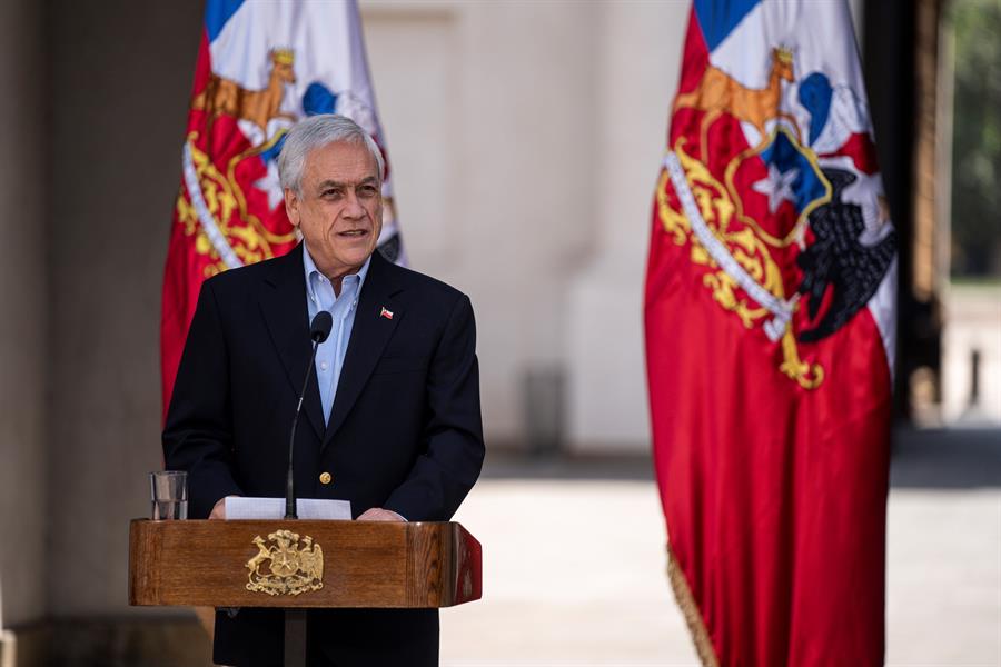O presidente do Chile, Sebastian Piñera
