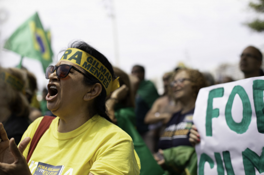 Além do pedido de abertura de um processo de impeachment contra o ministro, participantes defenderam outras pautas, como a prisão após segunda instância