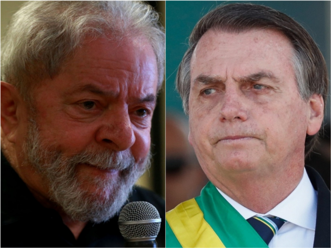 Datafolha: Bolsonaro avança e reduz para 15 pontos a diferença de Lula