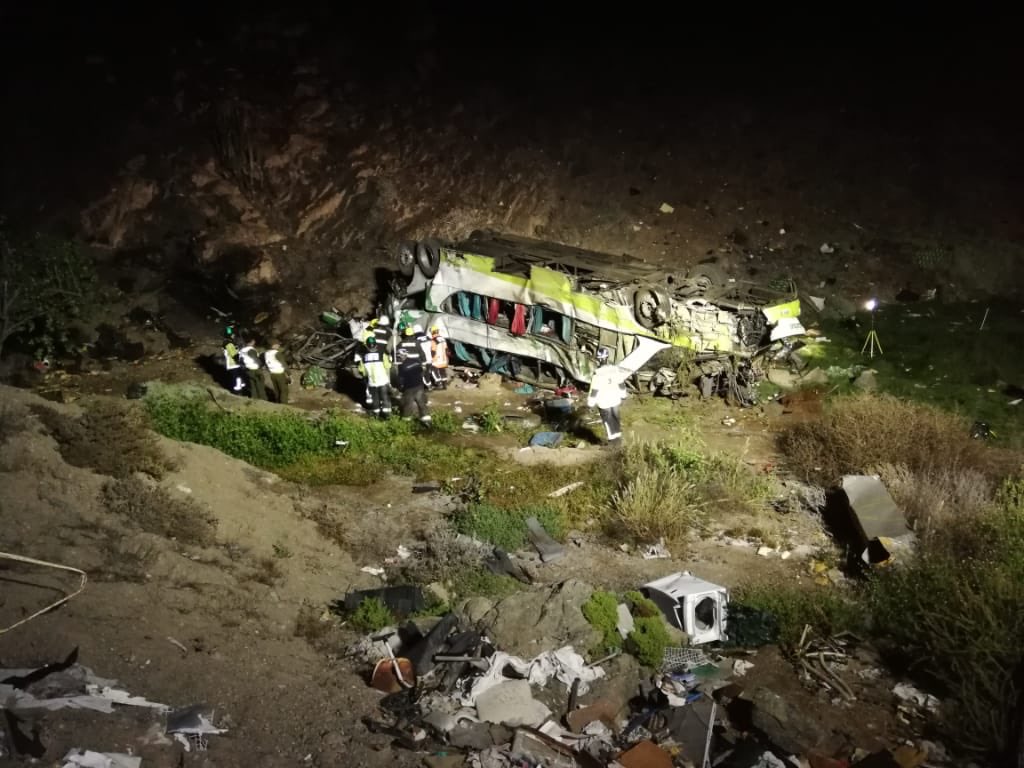 acidente de ônibus no chile