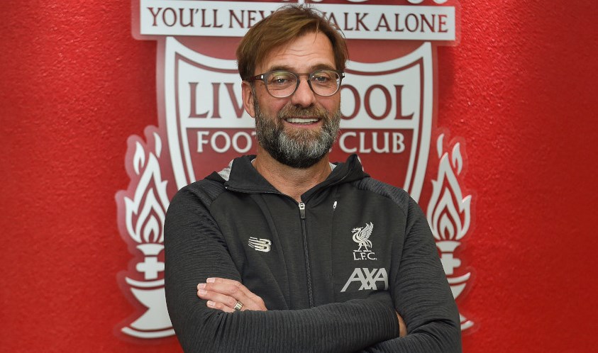 Klopp é o treinador do Liverpool