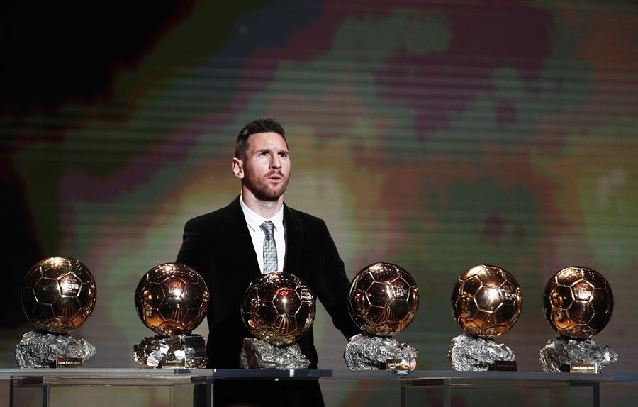 Messi ganhou seis vezes a Bola de Ouro