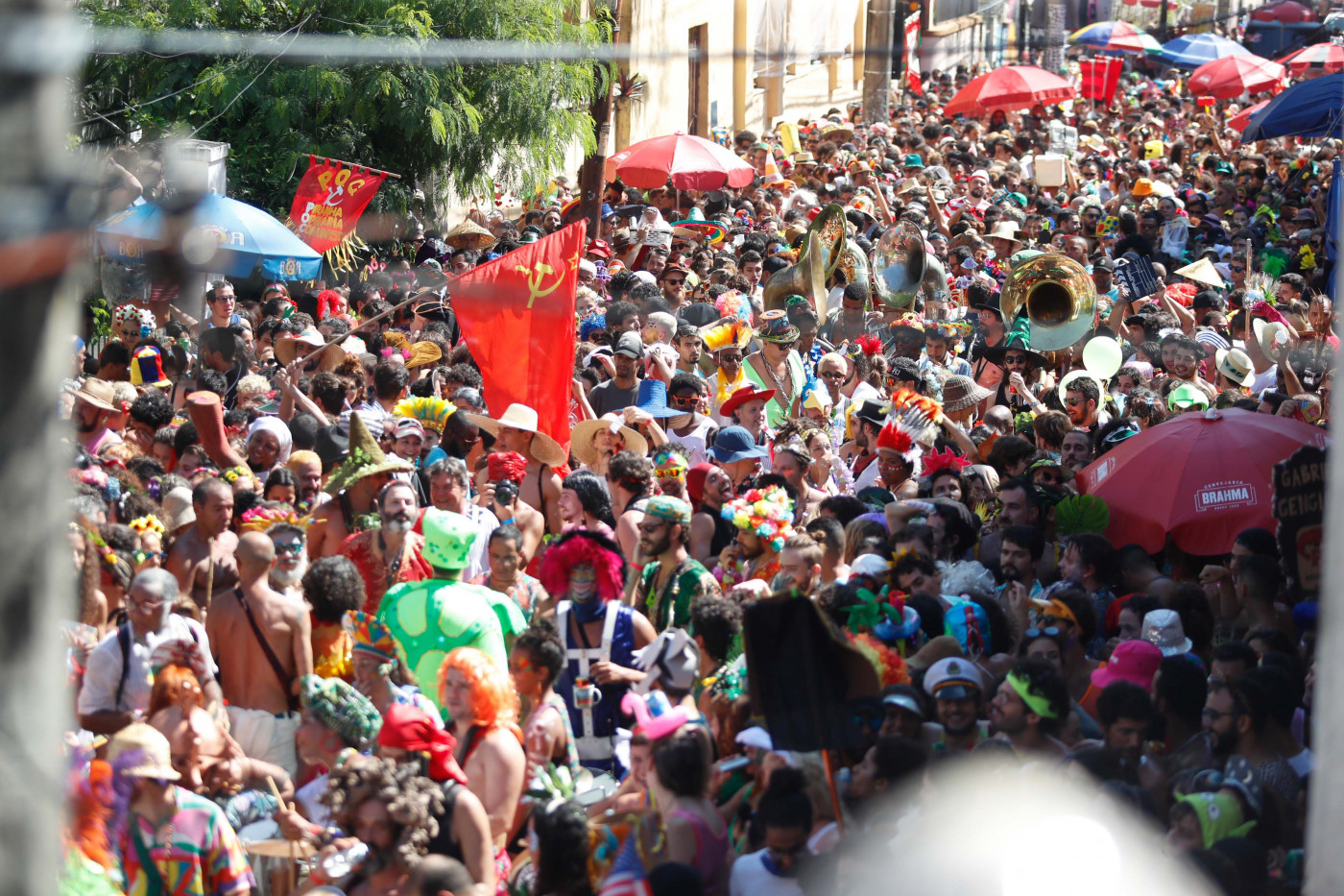 Bloco de carnaval no Rio de Janeiro