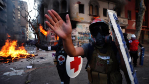 protesto Chile