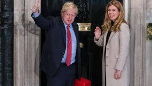 Boris Johnson e namorada