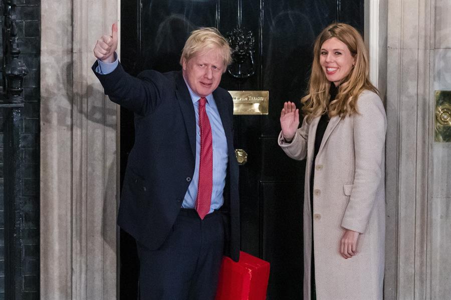 Boris Johnson e namorada