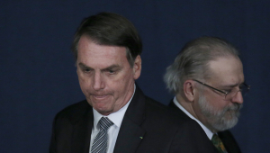 presidente Jair Bolsonaro e o Procurador-Geral da República, Augusto Aras