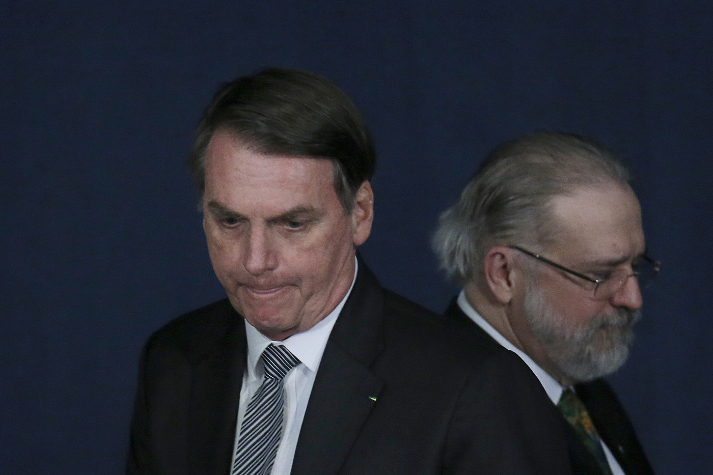 presidente Jair Bolsonaro e o Procurador-Geral da República, Augusto Aras