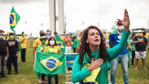 manifestação Brasília