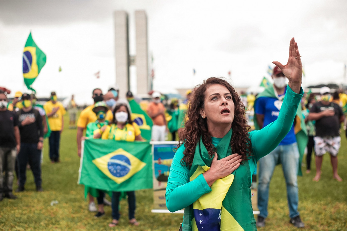 manifestação Brasília