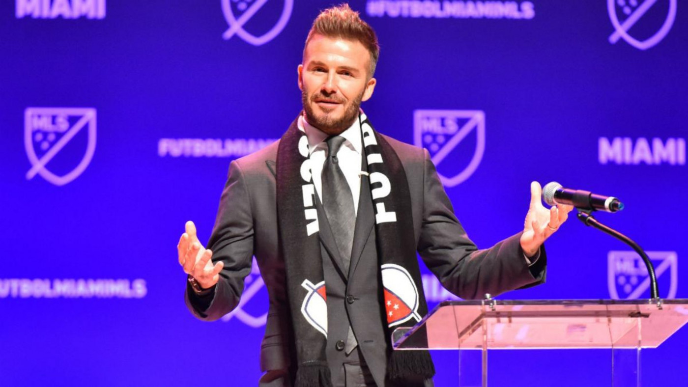 Beckham é dono do Inter Miami, dos Estados Unidos