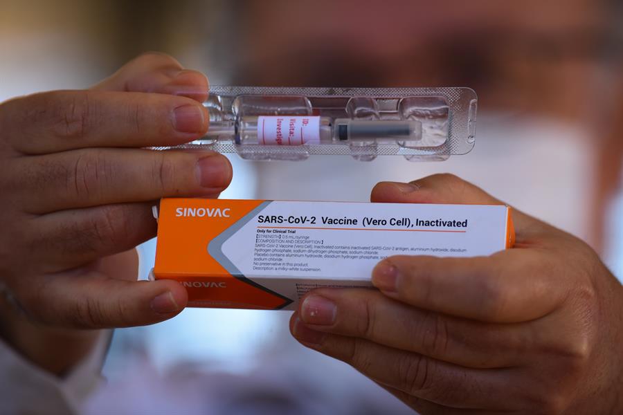 Coronavac é a vacina contra Covid-19desenvolvida pelo Instituto Butantan com tecnologia chinesa