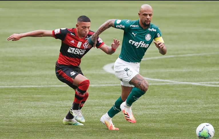 Felipe Melo durante partida contra o Flamengo