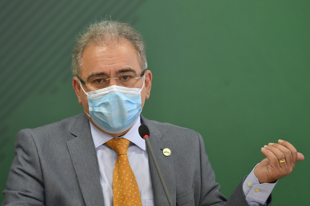 Marcelo Queiroga faz pronunciamento após reunião de comitê da Covid-19