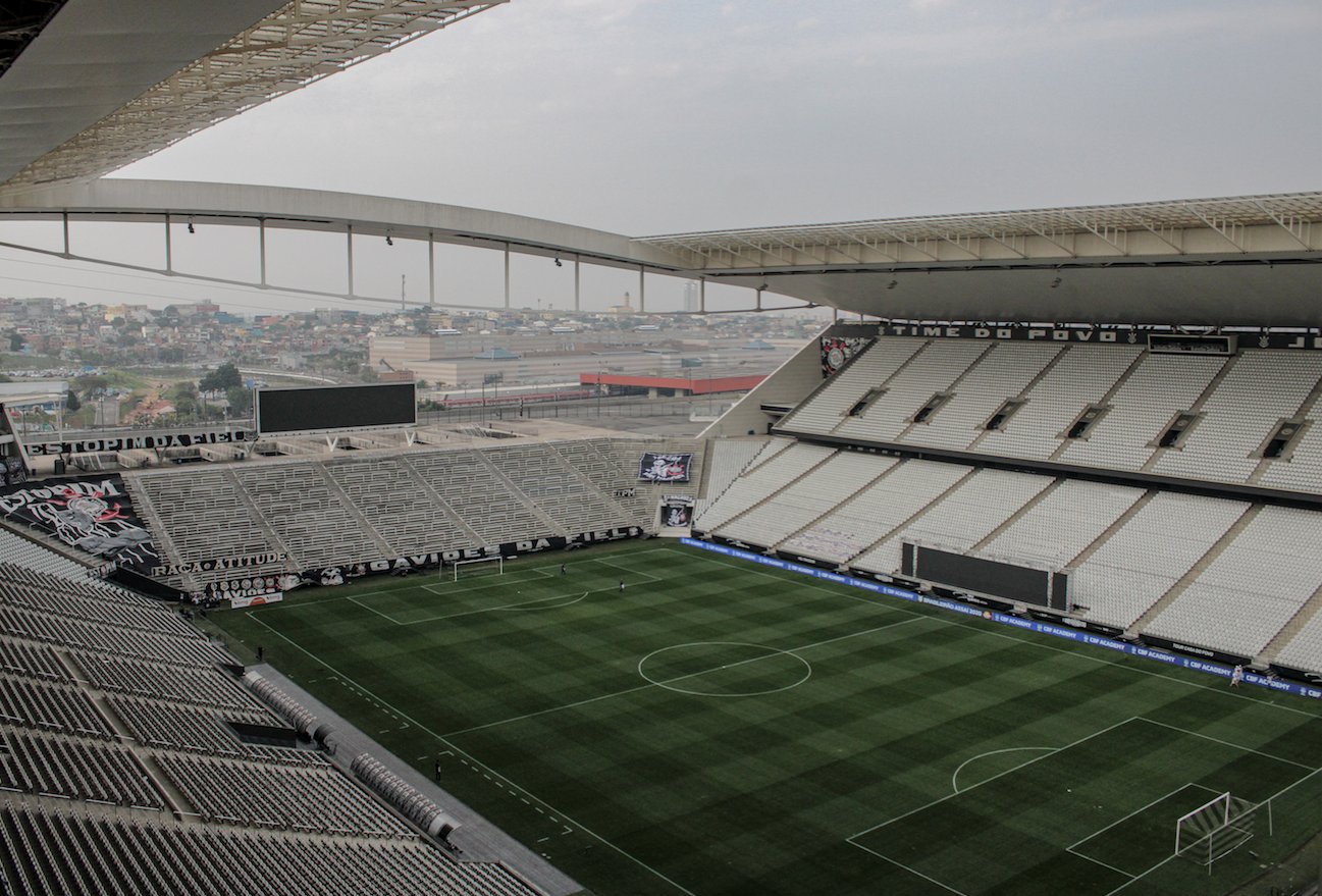 imagem do estádio do Corinthians
