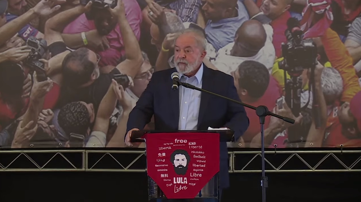Lula discursa em SP após ter condenações anuladas