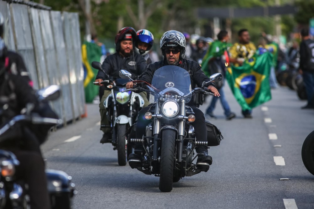 Concentração para a Motociata com participação do Presidente Jair Bolsonaro