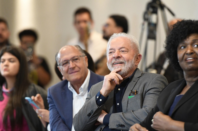 Lula candidato à presidência da república, e o vice Geraldo Alckmin (PSB), participam de encontro com evangélicos na zona sul, da cidade de São Paulo