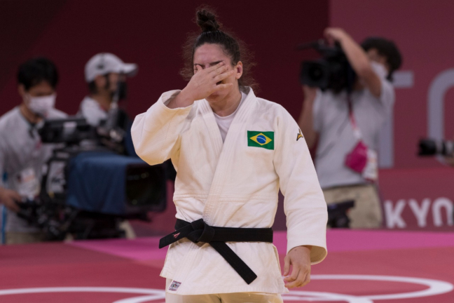 Mayra Aguiar levou o bronze no judô nos Jogos de Tóquio