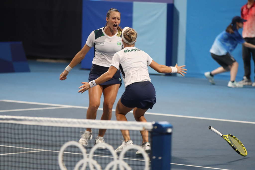 Stefani e Pigossi ficaram com o bronze nos Jogos de Tóquio