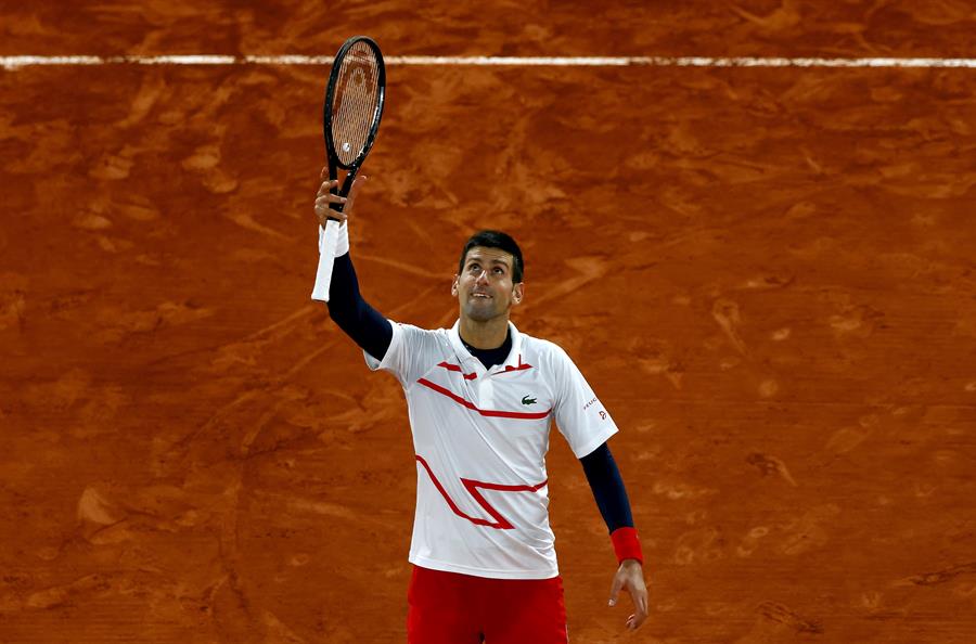 Novak Djokovic em Roland Garros