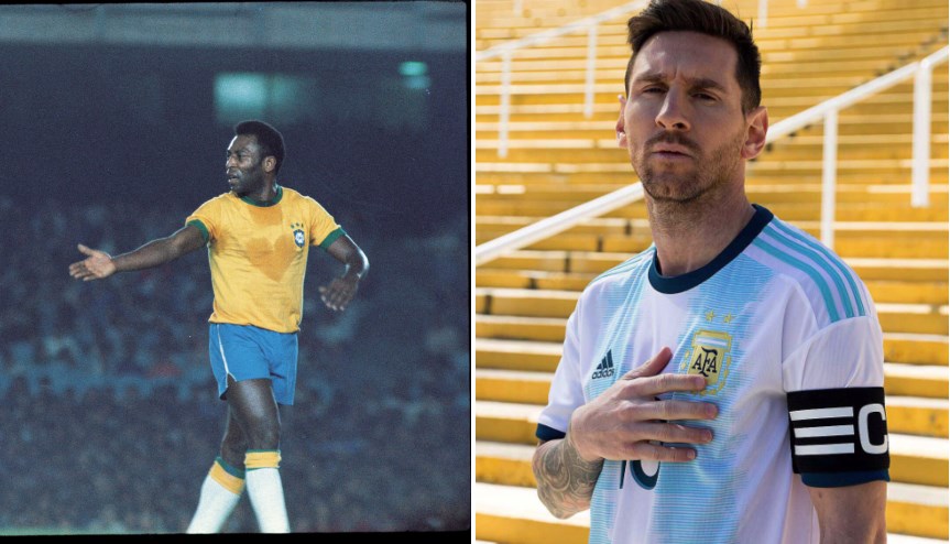 Messi é eleito o melhor jogador de todos os tempos; Pelé é só o