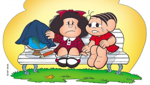 Mônica e Mafalda se reencontram em homenagem de Mauricio de Sousa a Quino