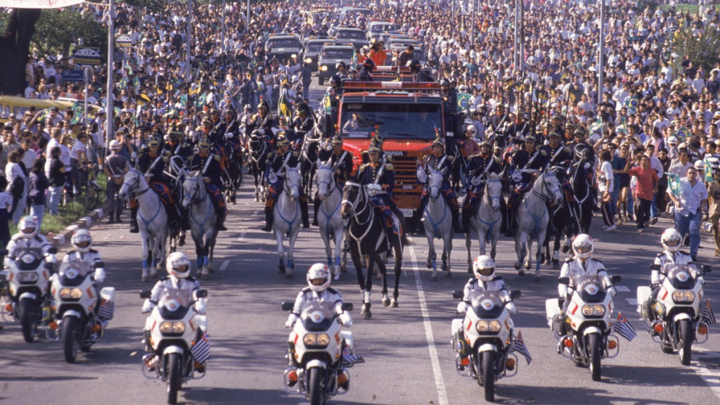 Cortejo fúnebre de Ayrton Senna