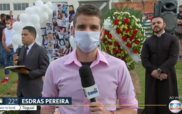 Repórter chora ao vivo em cobertura de acidente em Taguaí: 'É difícil' |  Jovem Pan