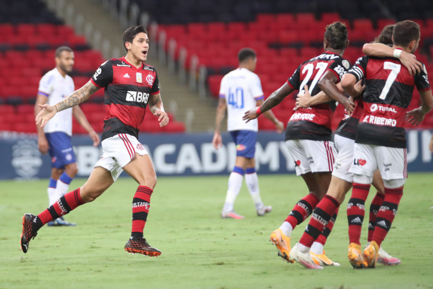 Como terminou o jogo entre Flamengo e Bahia?