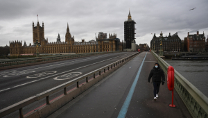 Londres chegou a ficar vazia durante lockdowns impostos por causa da pandemia de Covid-19