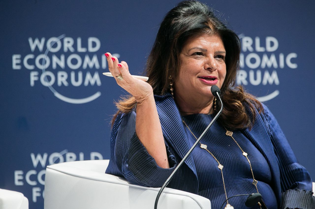 Empresária Luiza Trajano no Fórum Econômico Mundial