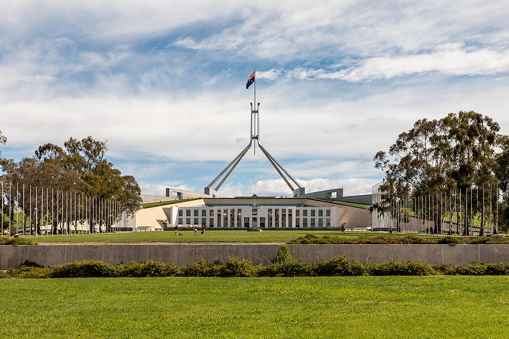 Funcionários do governo da Austrália estariam levando prostitutas para dentro do Parlamento na capital Camberra