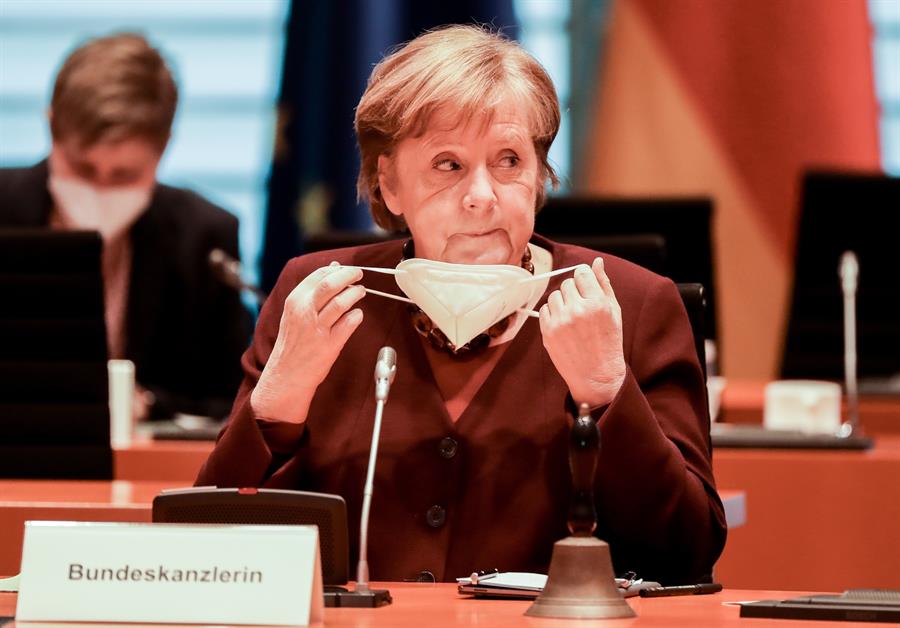 A primeira-ministra Angela Merkel
