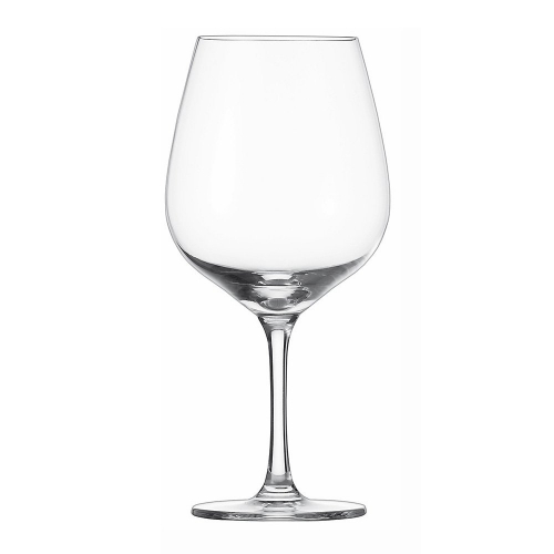 Taça de vinho Borgonha em fundo branco