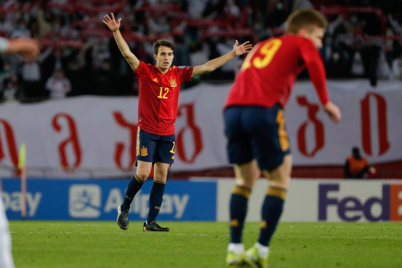 Ferrán Torres marcou para a Espanha contra a Geórgia