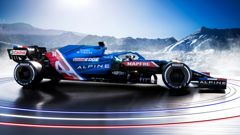 Carro da Alpine para a temporada de 2021