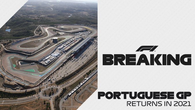 O GP de Portugal será a terceira prova da temporada 2021