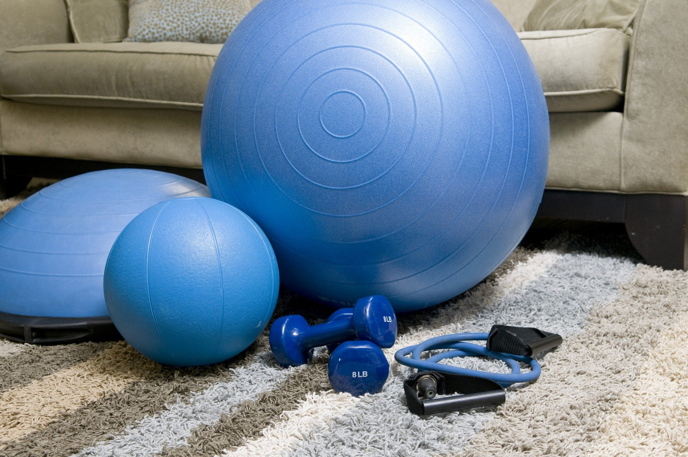 Equipamentos para exercício física em casa