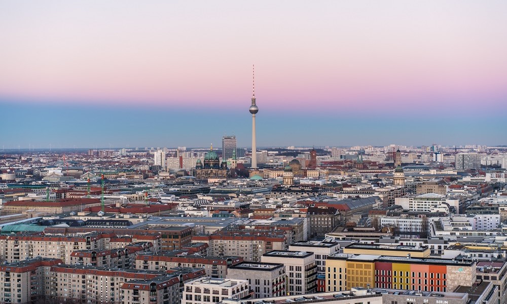 Vista panorâmica da cidade de Berlim