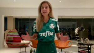 Leila Pereira comemora título da Copa do Brasil