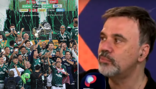 Mauro Beting comentando o título do Palmeiras na Copa do Brasil
