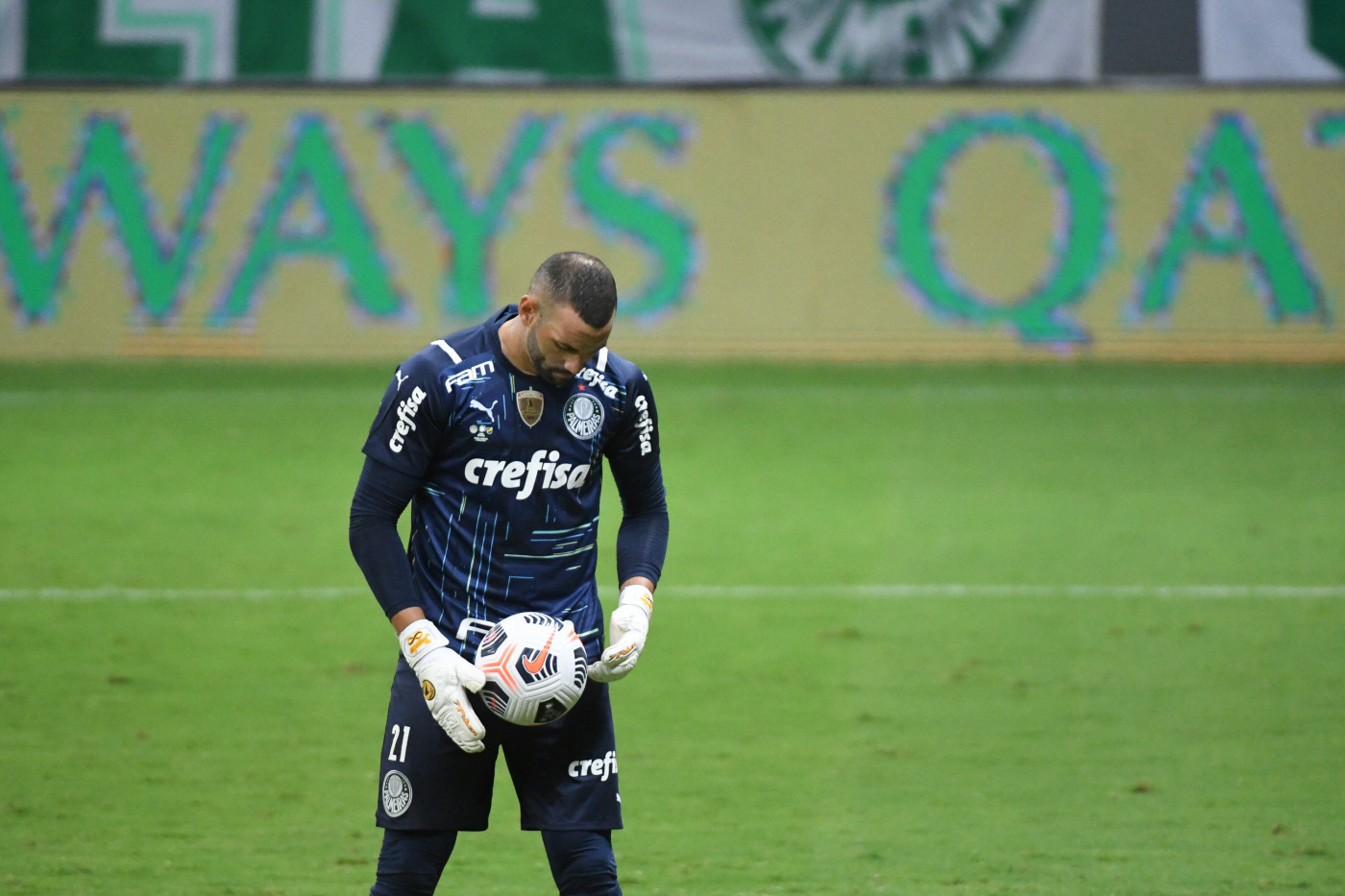 Weverton perdeu o último pênalti na final entre Palmeiras x Defensa y Justicia