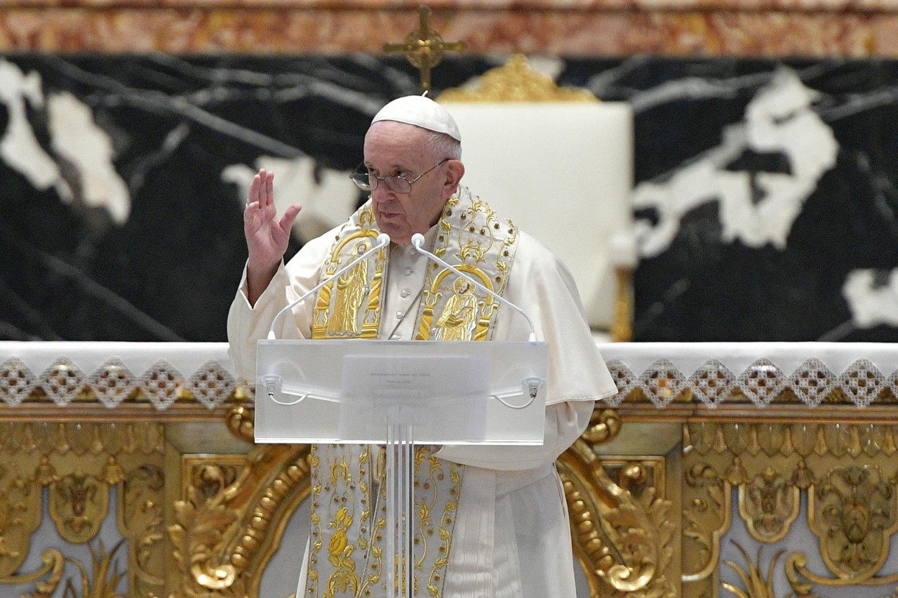 Papa Francisco faz pronunciamento de Páscoa