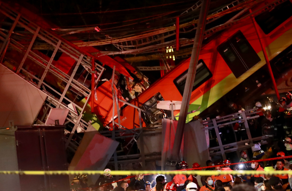 Queda de viaduto mata 23 pessoas e deixa 65 feridos na Cidade do México