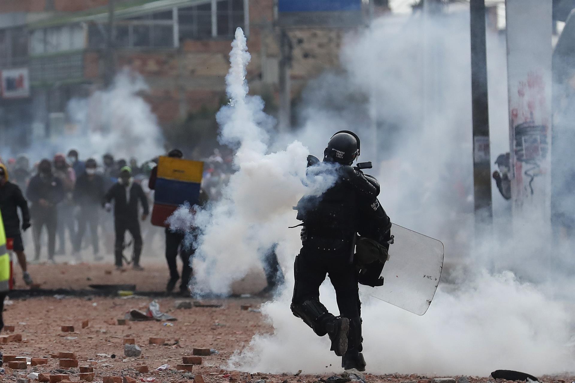 protestos na Colômbia