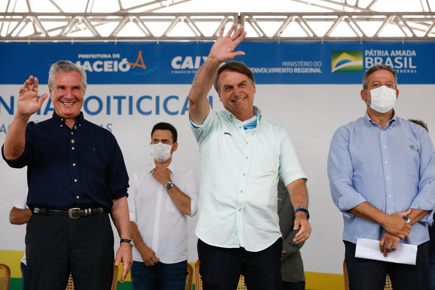 Bolsonaro em cerimônia