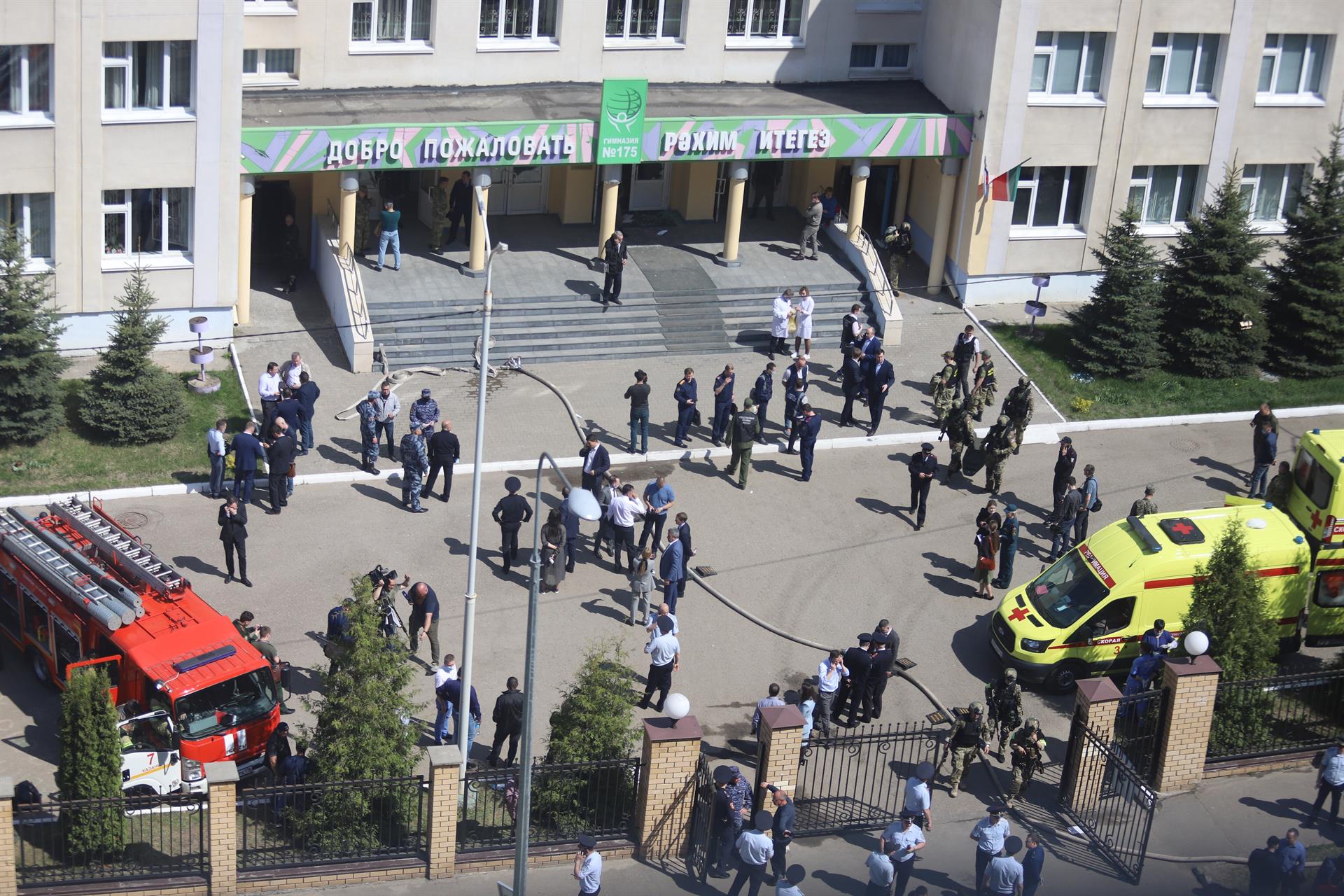 Escola em Kazan, na Rússia, foi palco de um tiroteio